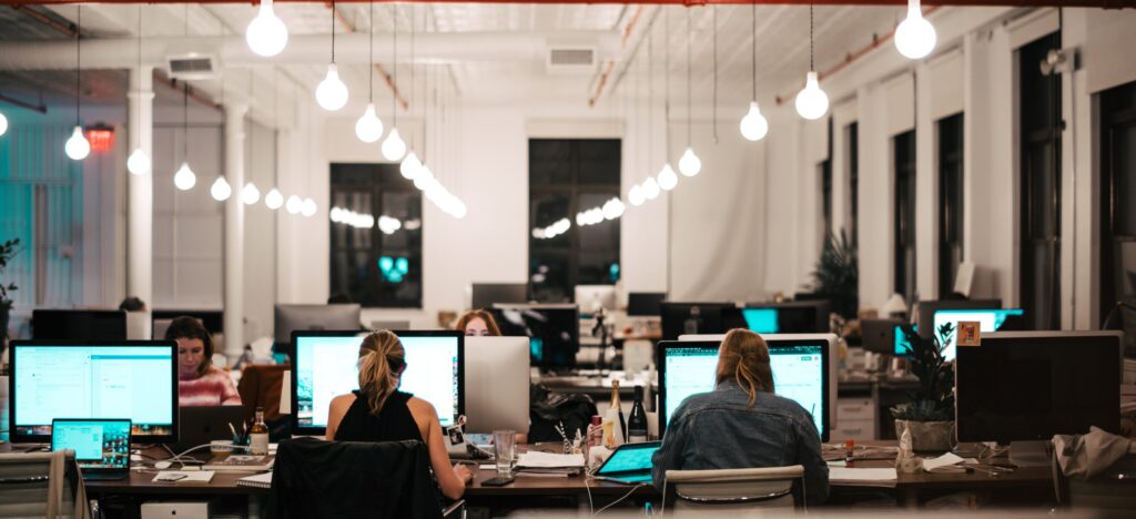 Tech Company Open Office Space